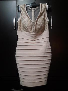 Vestido Nude Talla M Y L Nuevo