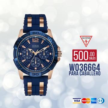 Reloj Guess W0366G4 para Caballero Nuevo en Caja Original con Delivery en