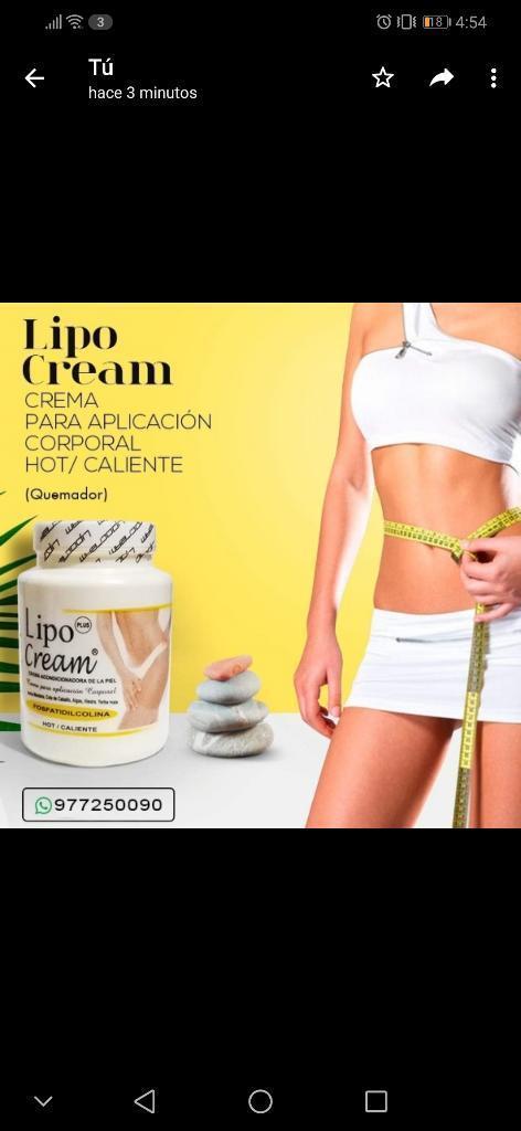 Lipo Cream Plus Formula Mejorada