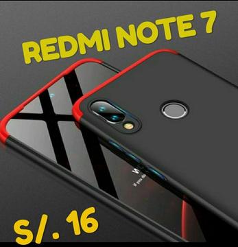 Case Redmi Note 7 , Color Negro