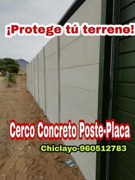 Cerco Concreto Prefabricado Posteplaca