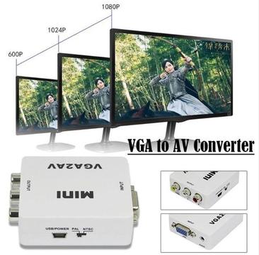 Convertidor de Audio VGA a AV