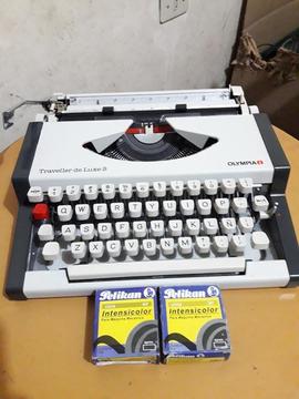 Máquina de Escribir Olympia con Tinta