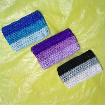 Vinchas Elásticas Tejidas 1x5 3x9 Niñas
