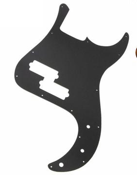 Pickguard Pbass Negro Fit Fender Mx O Usa 13 Agujeros 3ply!