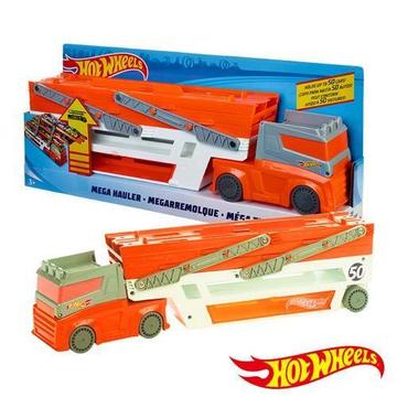 Camion HOTWHEELS Mega Remolque Pista Rampa Cars HOT WHEELS Nuevo Niño