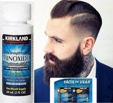 Minoxidil para el Crecimiento de Barba Cabello y Cejas