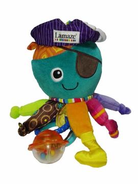 Peluche Sonajero Bebe de Pulpo Pirata 25cm Tomy Lamaze original de EEUU nuevo regalo navidad amor