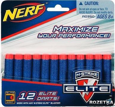 Nerf: Pack De 12 Dardos Nstrike Elite De Hasbro