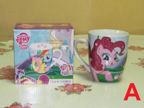 Pequeño Little Pony Taza Ceramica Pinkie Rainbow Fluttershy Twilight