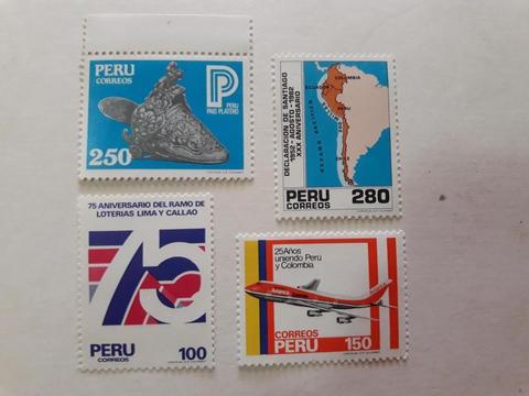 Estampillas del Perú 1983 NUEVAS