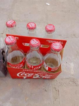 Botellas 6 De Coca Cola de Coleccion Zero Y Clasicas