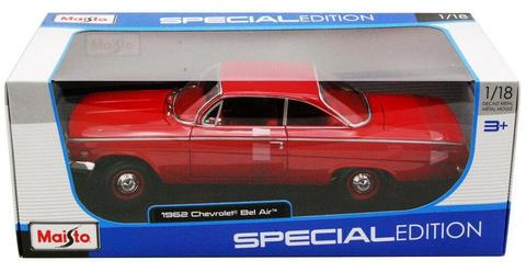 Chevrolet Bel Air 1962 A Escala 1:18 Maisto Edition Special