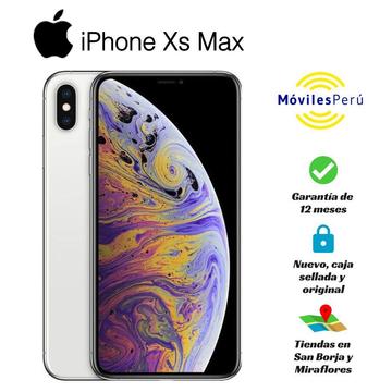 IPHONE XS MAX 256 GB NUEVO, CAJA SELLADA, GARANTÍA DE 12 MESES, TIENDAS FÍSICAS