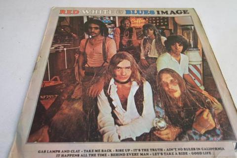 the blues image red white and blues LP vinilo edición perú rock hago envíos