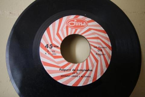 johnny ARIAS y su sonora gitanita / potpurri 45rpm salsa guaguancó perú hago envíos