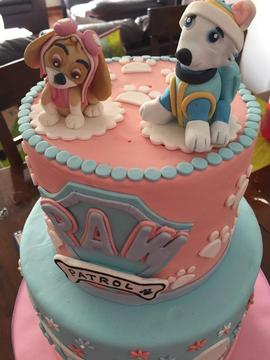 Maqueta Torta Paw Patrol Niña