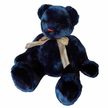 Peluche Oso Azul 43Cm Showtime Original Navidad Regalo Amor