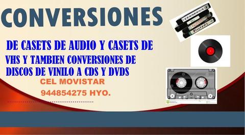 CONVERSIONES DE VIDEO Y AUDIO