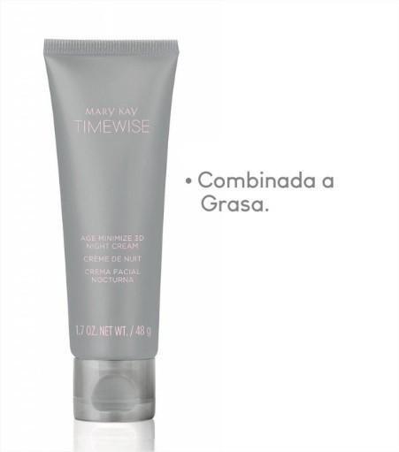 CREMA FACIAL NOCTURNA TIMEWISE AGE MINIMIZE 3D PIEL COMBINADA A GRASA MARY KAY