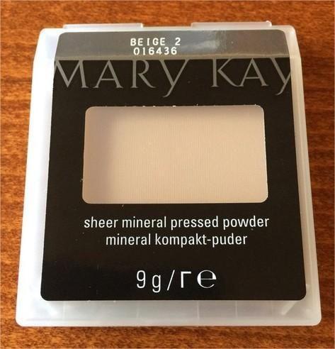 MAQUILAJE EN POLVO TRASLUCIDO MINERAL MARY KAY TONO BEIGE 2 9G
