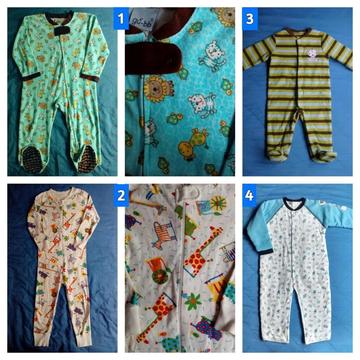 Enterizos para niños. Tallas 6, 9, 12, 18 meses y Talla 3
