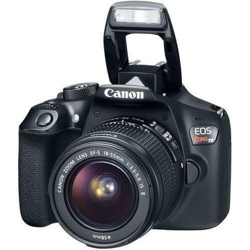 Cámara DSLR Canon EOS Rebel T6 con lente de 18-55 mm