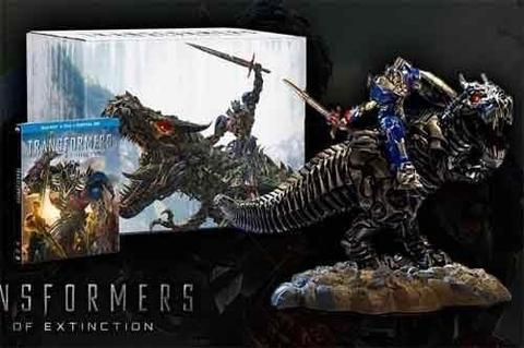 Transformers 4 Bluray Edicion De Coleccion Estatua Grimlock