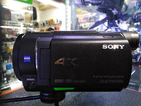 Filmadora Sony Fdr Ax 33 4k