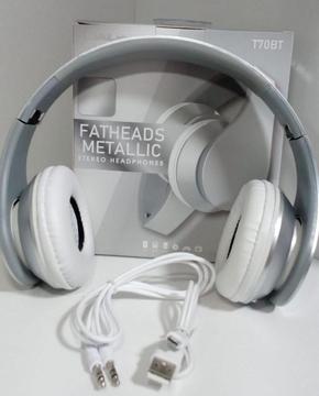Audifonos Bluetooth Headphone Recargable Plegable Metalicos