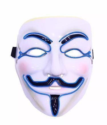 Mascara Anonymous V For Vendetta Dj Rave Version Led