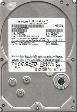 Disco duro 1TB para PC HITACHI, modelo HUA721010KLA330