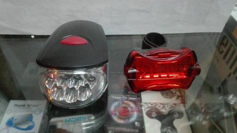 Kit 2 en 1 Luces Bicicleta adelantes y atras