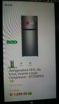 Refrigeradora Lg -gt22bppd