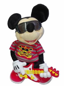 Peluche Electronico musical Mickey Mouse Rockero 38cm Disney Mattel regalo Navidad amor