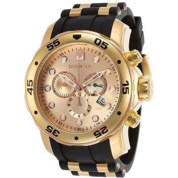 Reloj Invicta Pro Diver Scuba 18k oro Ion-Plated Stainless Chronograph Watch S/480