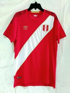 Segunda Camiseta Peru Roja Alterna M