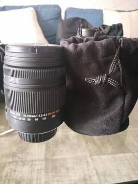 Lente Sigma 18-250mm para Nikon O Canon