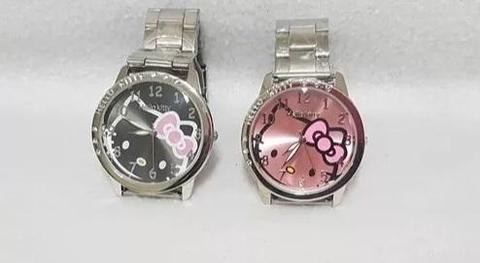 Reloj Metal Hello Kitty Dama Incluye Caja