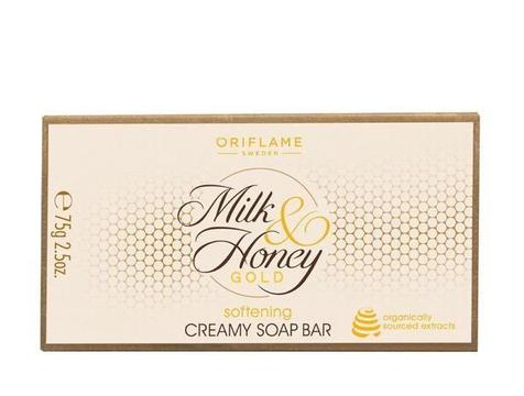 Jabón en Barra Milk Honey Gold Creamy Soap Bar 75Gr. Oriflame