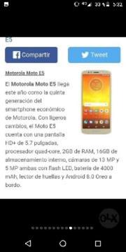 Moto E5 2018