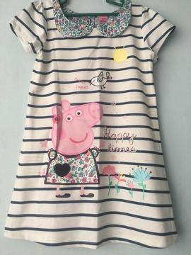 vestido Peppa Pig nuevo talla 6