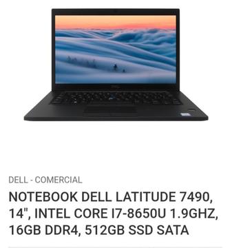 Laptop Notebook Dell Latitude 7490, 14'