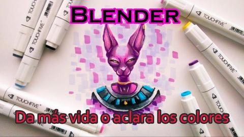 Marcador Blender (mezclador incoloro)