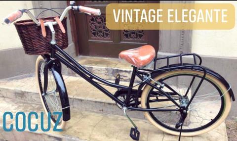 Nueva Bicicleta Vintage Genuina Mujer