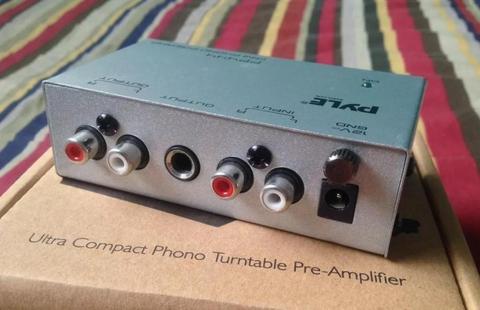 Pre amplificador Phono para Tornamesa / Tocadisco. Aumenta volumen
