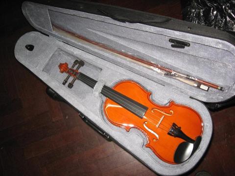 Violin Parrot 1/4 Completo con Arco,Estuche Y Pes