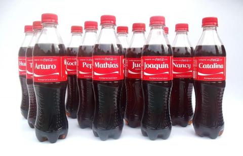 BOTELLA COCA COLA CON NOMBRE