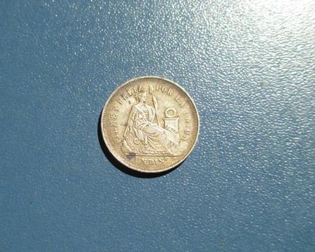 Moneda Un Din de plata de 1866