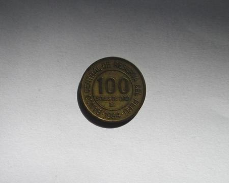 Moneda de cien soles de 1984